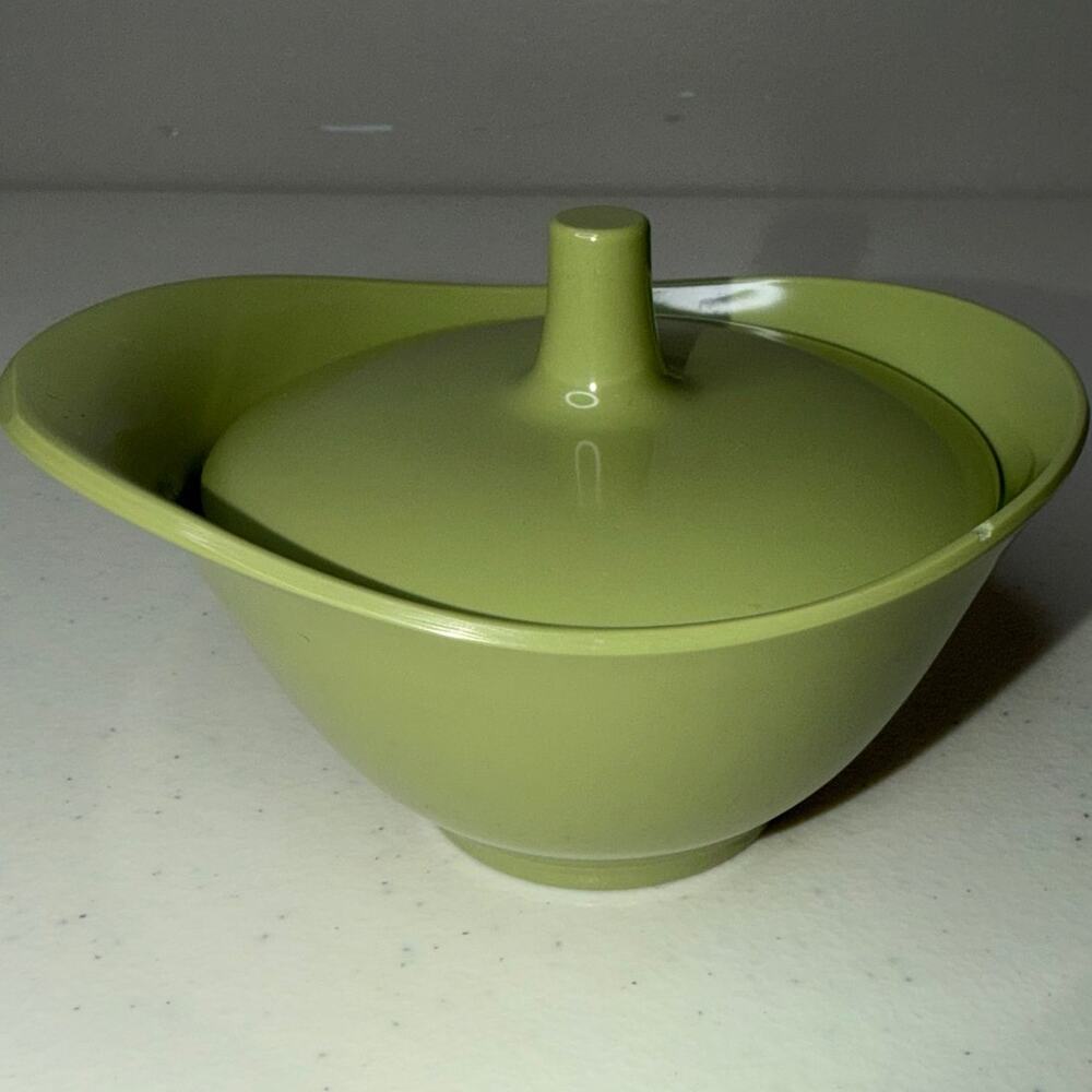 OD Oneida Melamine Sugar Bowl And Lid /alvacado Vintage Minimalist